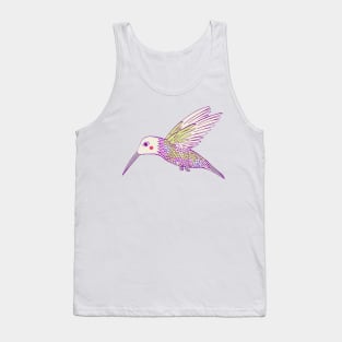 Sunny Hummingbird Garden Tank Top